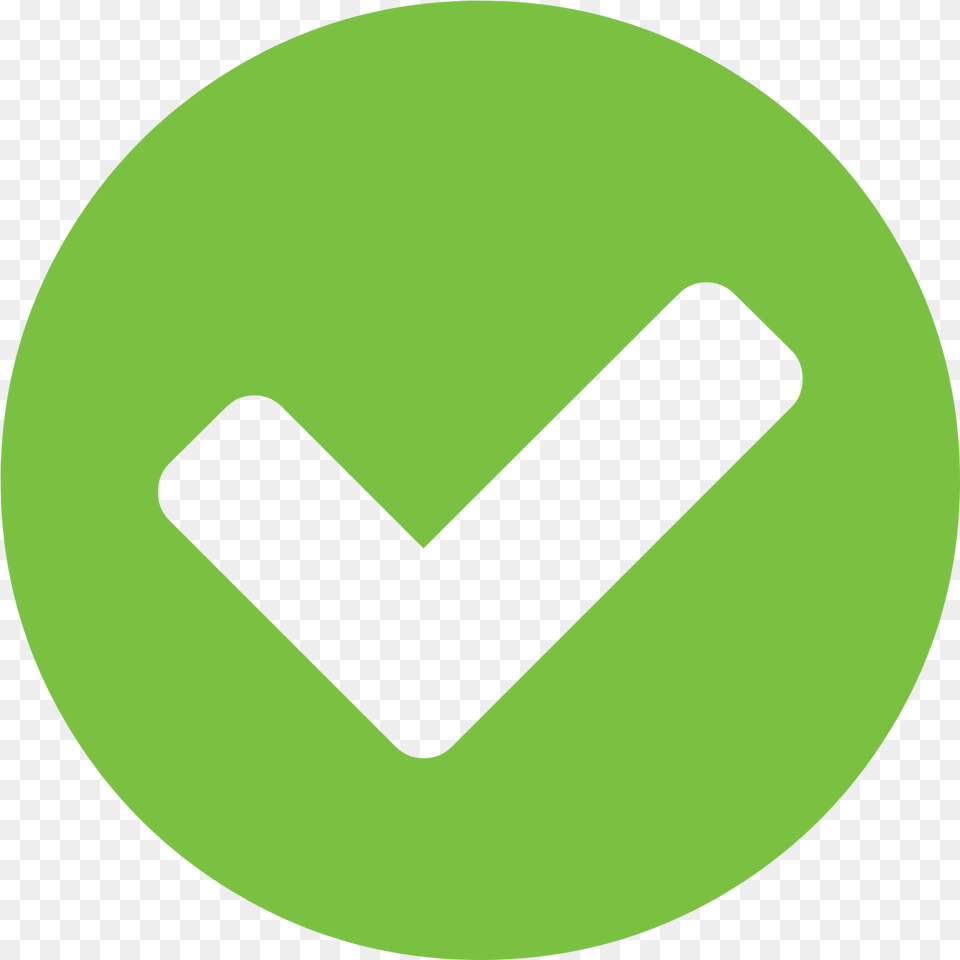 Completed Green Check Icon, Symbol, Sign, Disk Free Png Download