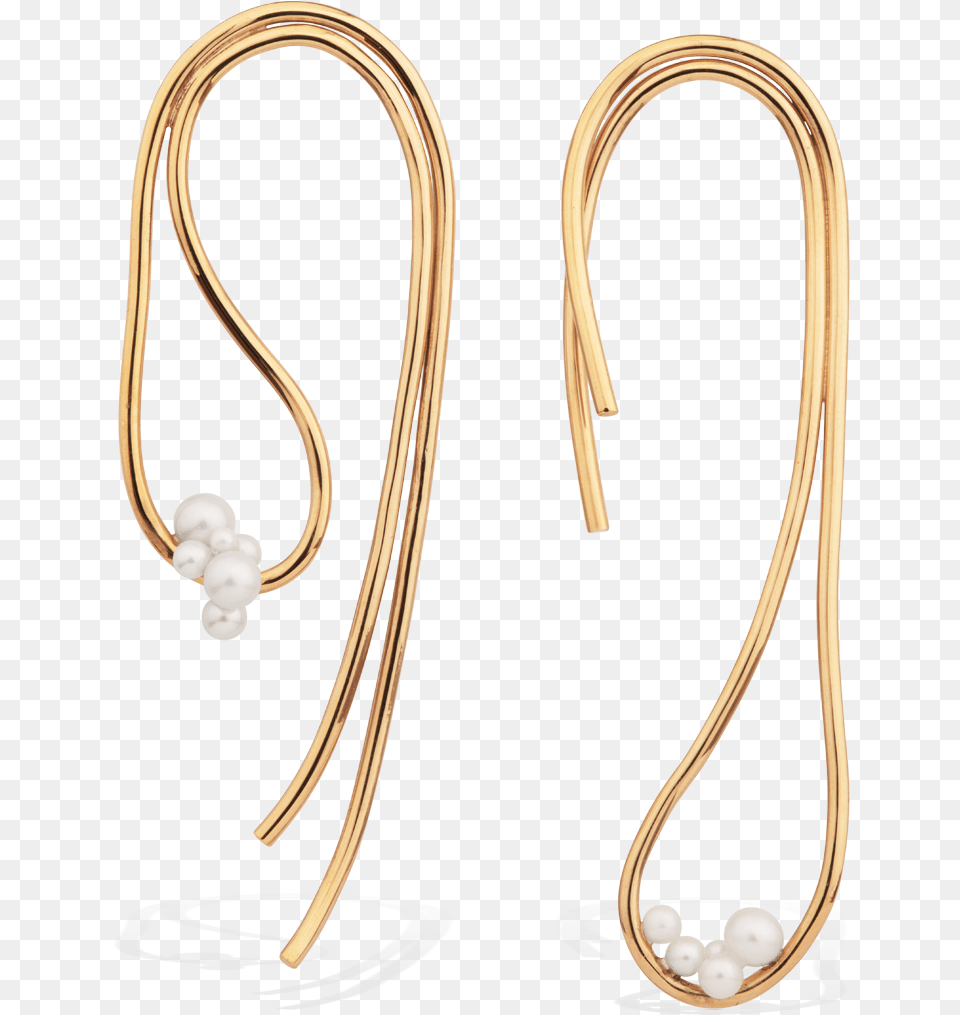 Completedworks Earring Gold Vermeil The Advice Of Edvard Earrings, Accessories, Jewelry, Bow, Weapon Free Transparent Png