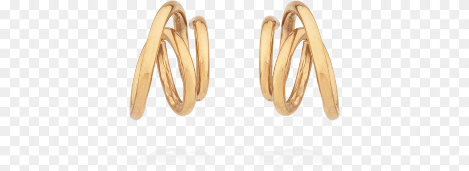 Completedworks Earrings Gold Vermeil Flow 0 1 Earrings, Coil, Spiral, Accessories, Jewelry Free Transparent Png