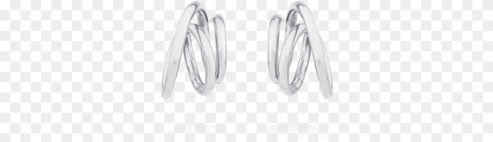 Completedworks Earrings Silver Flow 0, Coil, Spiral, Accessories, Smoke Pipe Png Image