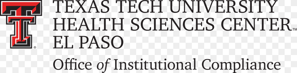 Compliance Logo Texas Tech University, Text, City Free Png Download