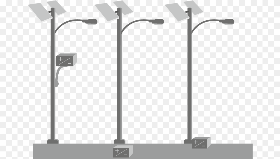 Components Basic Components Of Solar Led Street Light, Lighting, Lamp Post Free Transparent Png