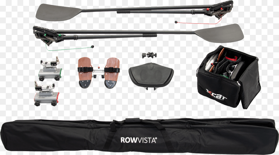 Components Of Rowvista Monoskiing, Oars, First Aid, Gun, Weapon Free Png