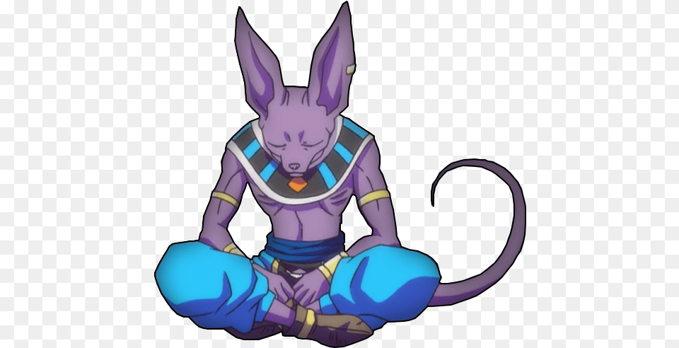 Composite Beerus Vs Dark Schneider Beerus Transparent, Purple, Animal, Cat, Egyptian Cat Free Png Download