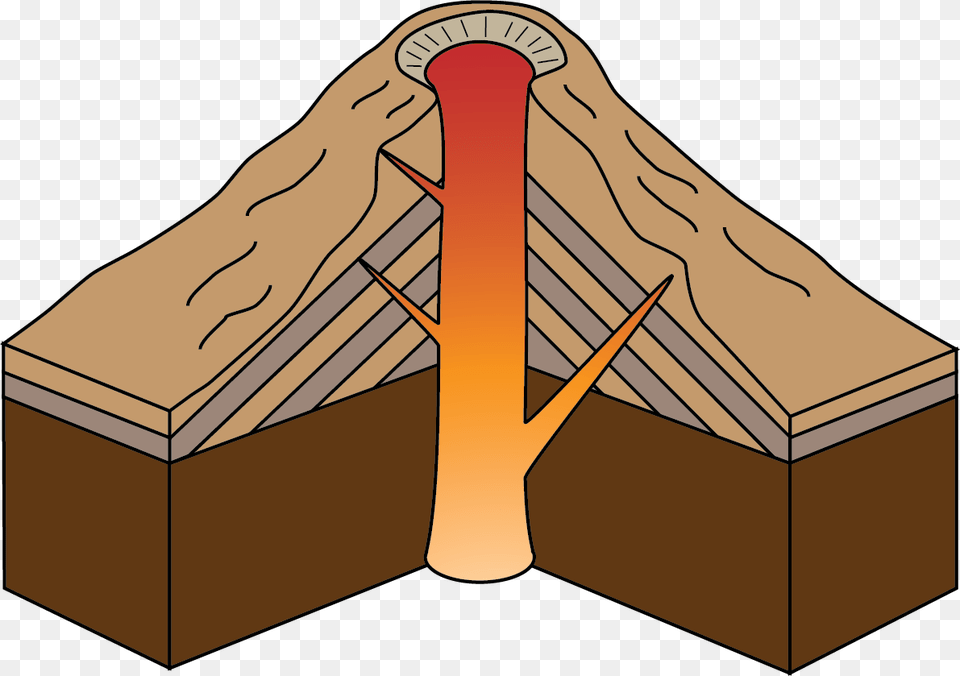 Composite Volcano Lava Dome Volcano Clipart, Wood, Outdoors, Tent, Nature Free Transparent Png