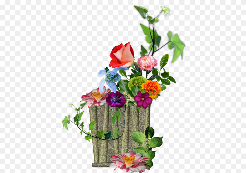 Composition Floral Clipart Flowers Flowers Floral, Rose, Flower, Flower Arrangement, Flower Bouquet Png Image