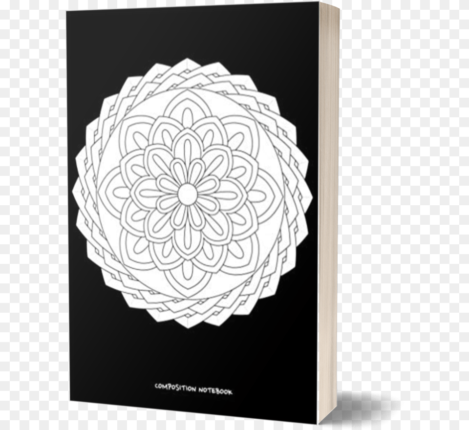 Composition Notebook 1 By Anne Manera Circle, Dahlia, Flower, Plant, Art Free Png