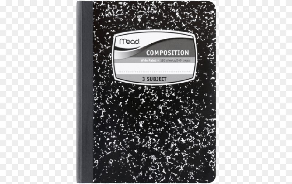 Composition Notebook Cover Mead Composition Book 3 Subject Wide Ruled Free Transparent Png