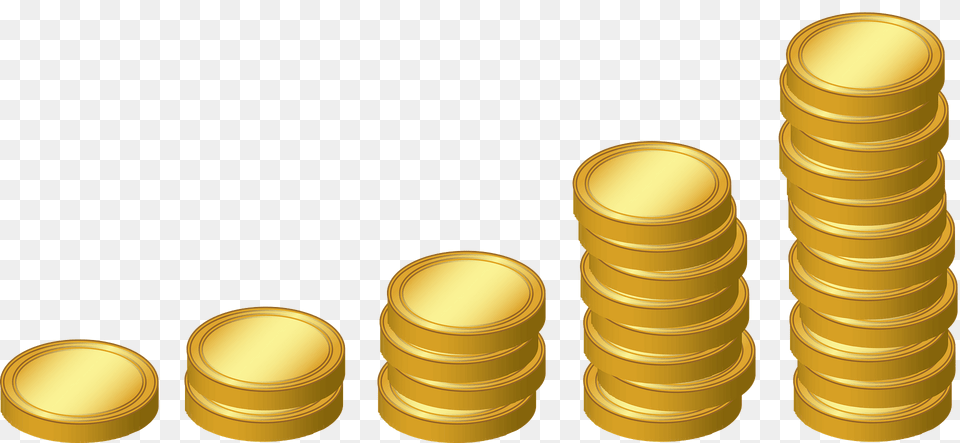Compound Interest Clipart, Gold, Treasure, Coin, Money Free Transparent Png