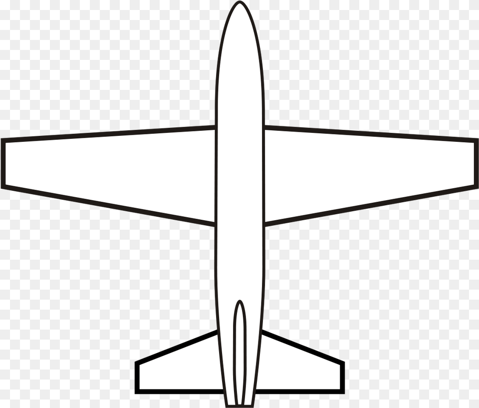 Compound Tapered Wing Aircraft, Airliner, Airplane, Vehicle, Transportation Free Png