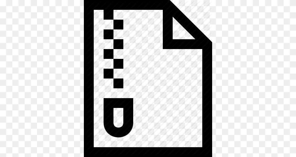 Compressed Document File Small Space Zipper Icon, Number, Symbol, Text Free Png Download