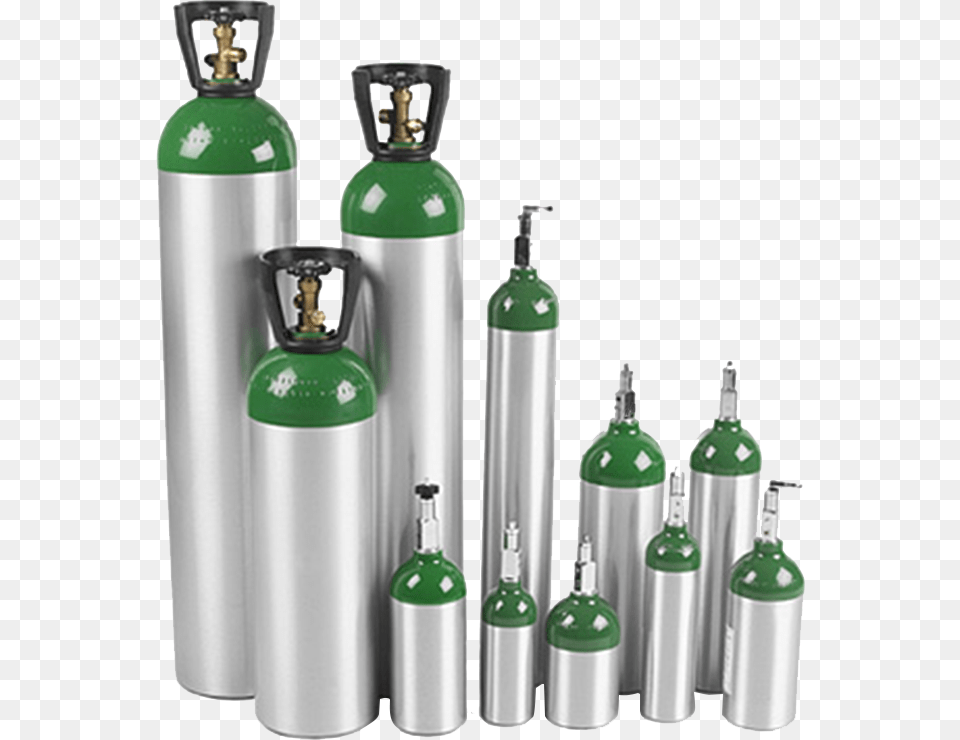 Compressed Gas Cylinder Aluminium Cylinders, Bottle, Shaker Free Transparent Png