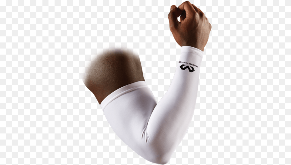 Compression Arm Sleevesingleclass White Mcdavid Arm Sleeve, Adult, Body Part, Female, Person Png