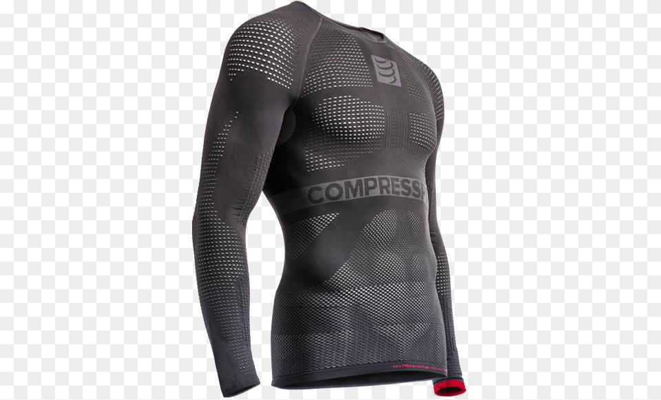 Compressport Onoff Multisport Shirt Long Sleeve Grey, Clothing, Long Sleeve, Coat Png