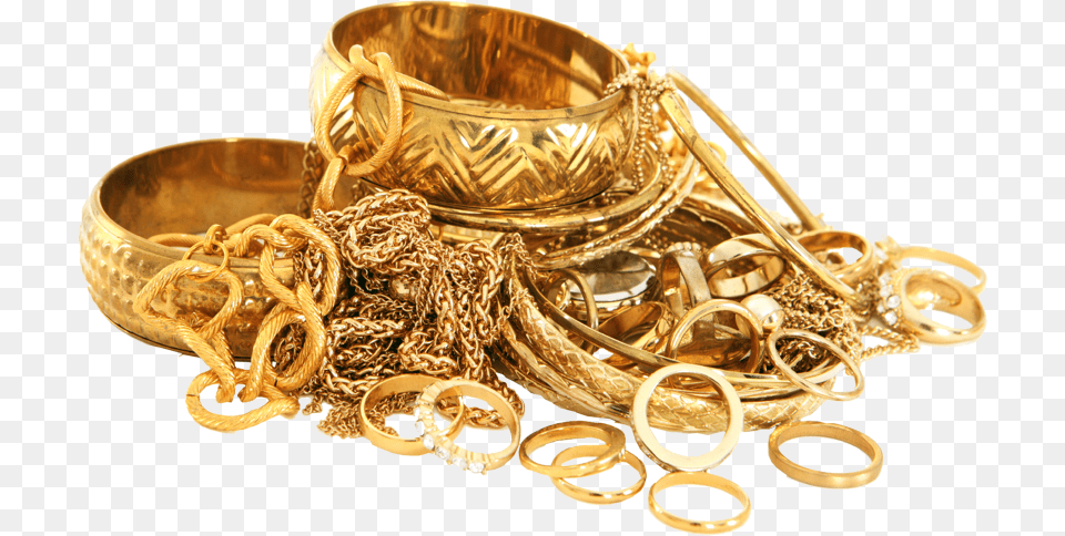 Compro Ouro Gold Jewellery In Pot, Accessories, Jewelry, Ornament, Bangles Free Png