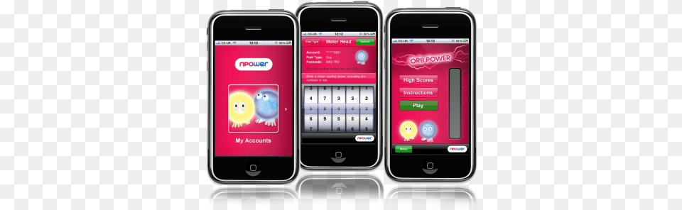 Compsoft Develops Npower App For Iphone And Android Npower App, Electronics, Mobile Phone, Phone Free Png