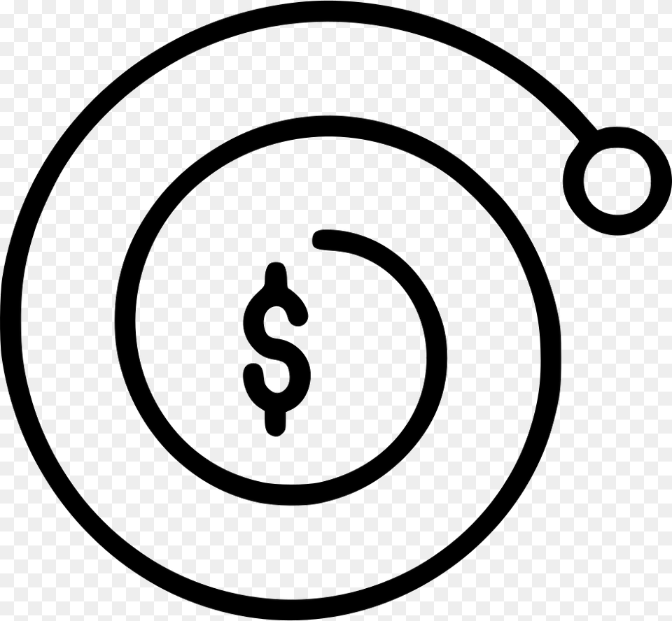 Compund Interest Complexity Growth Dollar Circle, Spiral, Symbol, Number, Text Free Png