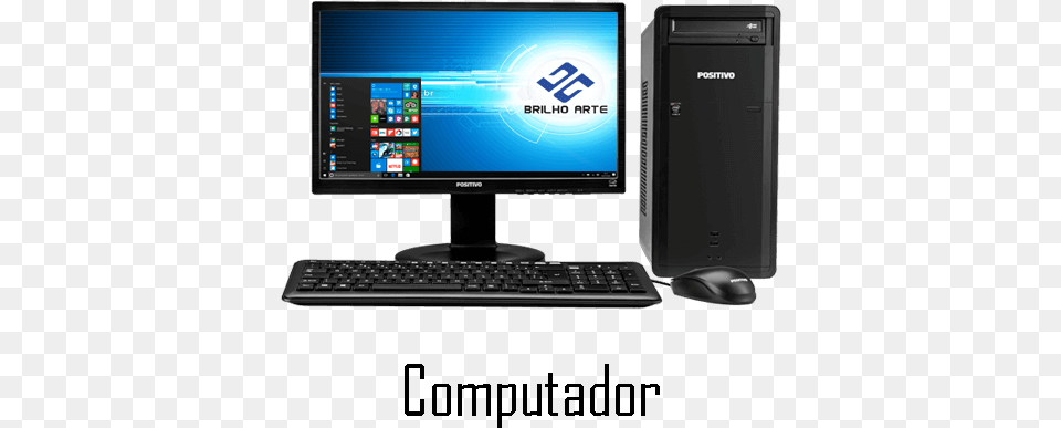 Computador Positivo, Computer, Pc, Desktop, Electronics Png Image