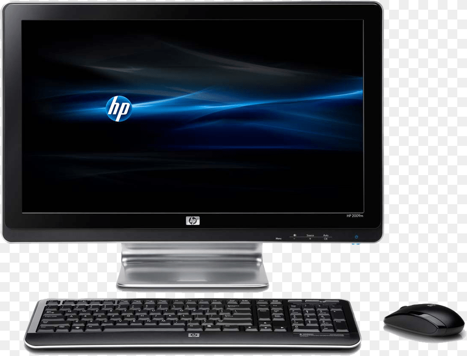 Computadora Hp Pavilion Desktop With Monitor, Computer, Pc, Electronics, Hardware Free Transparent Png