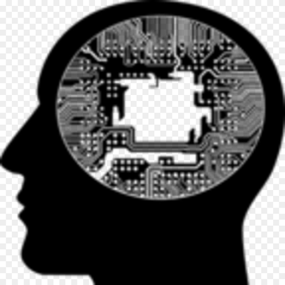 Computer Brain Clipart, Gray Free Png Download
