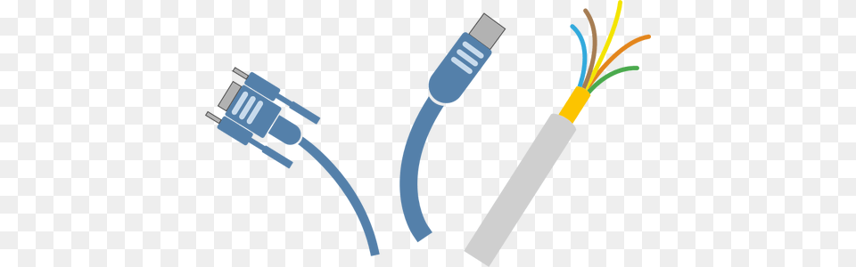 Computer Cables For Usb Vector Clip Art, Cable Png Image