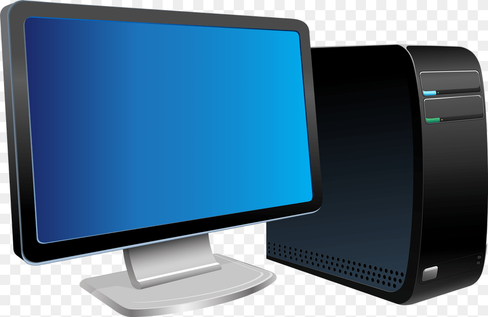 Computer Cartoon Computer Background, Electronics, Pc, Computer Hardware, Desktop Free Transparent Png