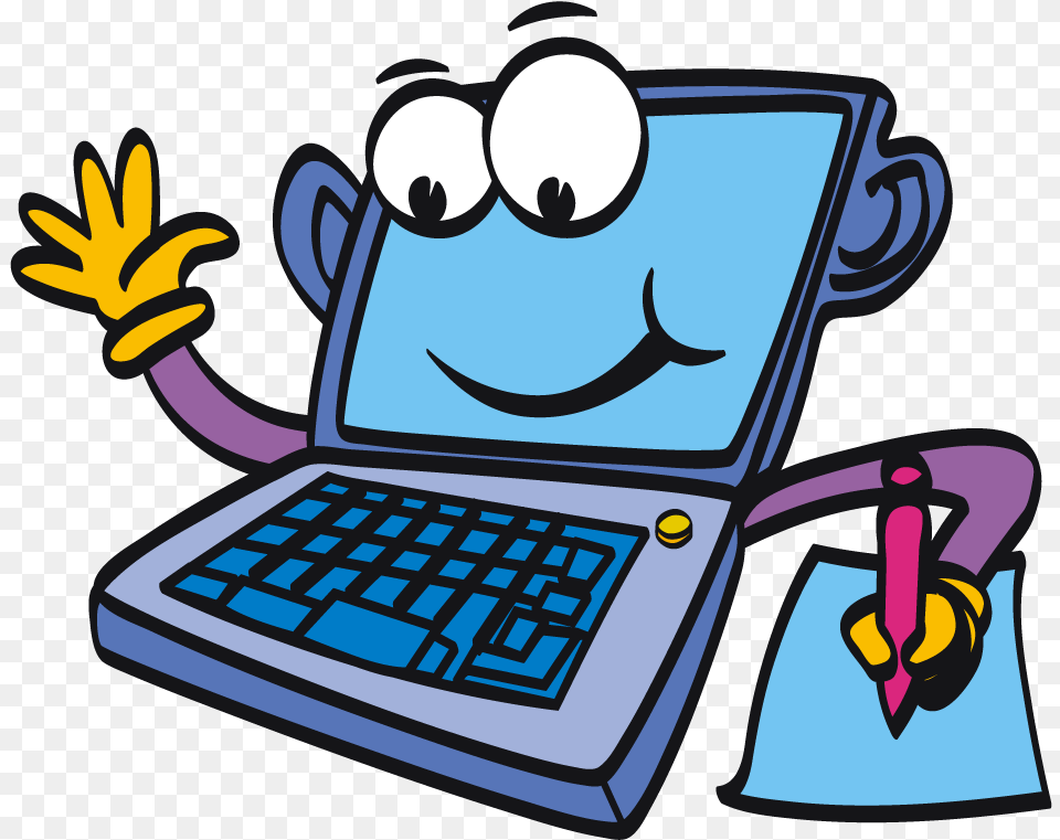 Computer Cartoon Laptopputer Clipart, Computer Hardware, Computer Keyboard, Electronics, Hardware Png