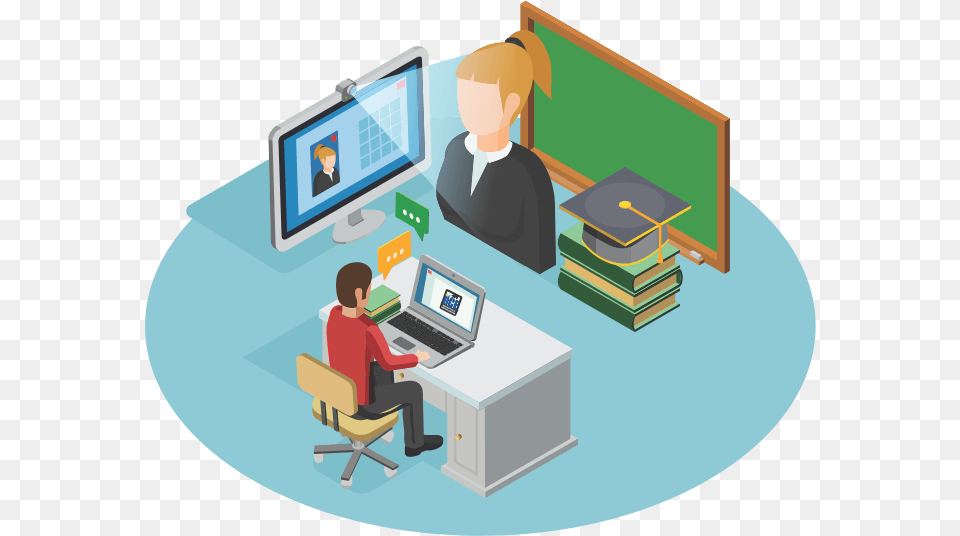 Computer Classes In Vadodara Group Tuition Best Class, Table, Furniture, Electronics, Hardware Png Image