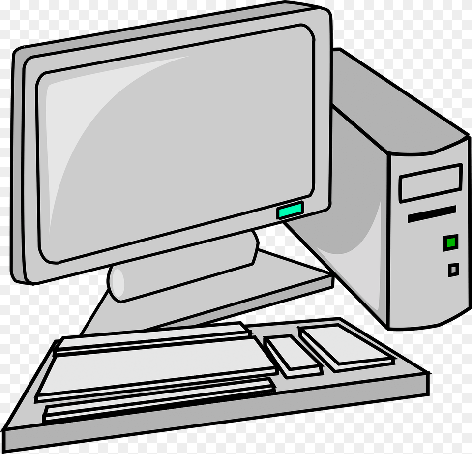 Computer Clipart, Computer Hardware, Electronics, Hardware, Pc Free Png Download