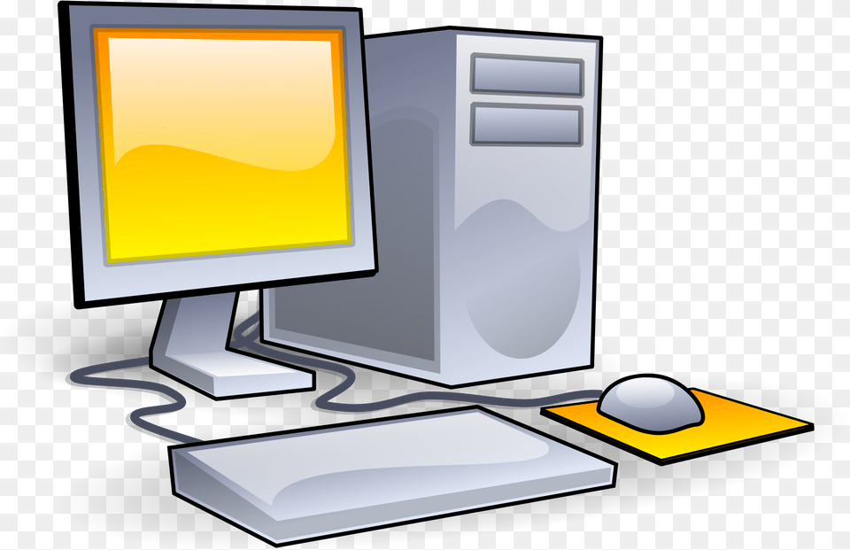 Computer Clipart, Electronics, Pc, Desktop, Computer Hardware Free Transparent Png