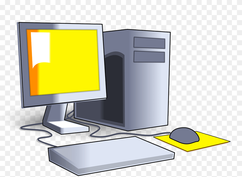 Computer Clipart, Electronics, Pc, Desktop, Computer Hardware Free Transparent Png