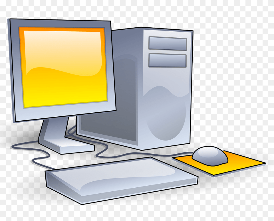 Computer Clipart, Electronics, Pc, Desktop, Computer Hardware Free Png Download
