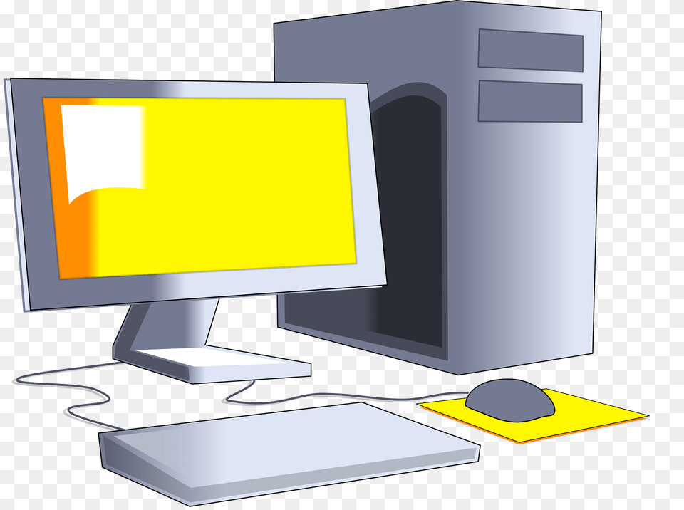 Computer Clipart, Desktop, Electronics, Pc, Computer Hardware Png Image