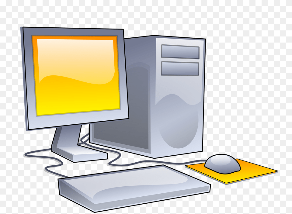 Computer Clipart, Electronics, Pc, Desktop, Computer Hardware Png