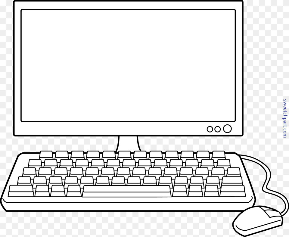 Computer Clipart Cartoon Keyboard, Computer Hardware, Computer Keyboard, Electronics, Hardware Free Png Download