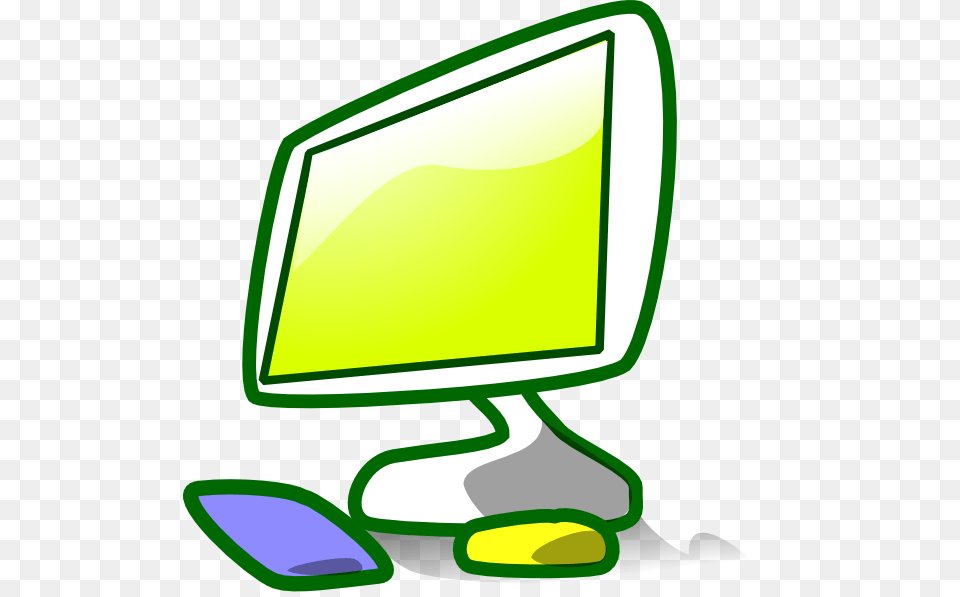 Computer Clipart Colorful, Pc, Electronics, Plant, Lawn Mower Png Image