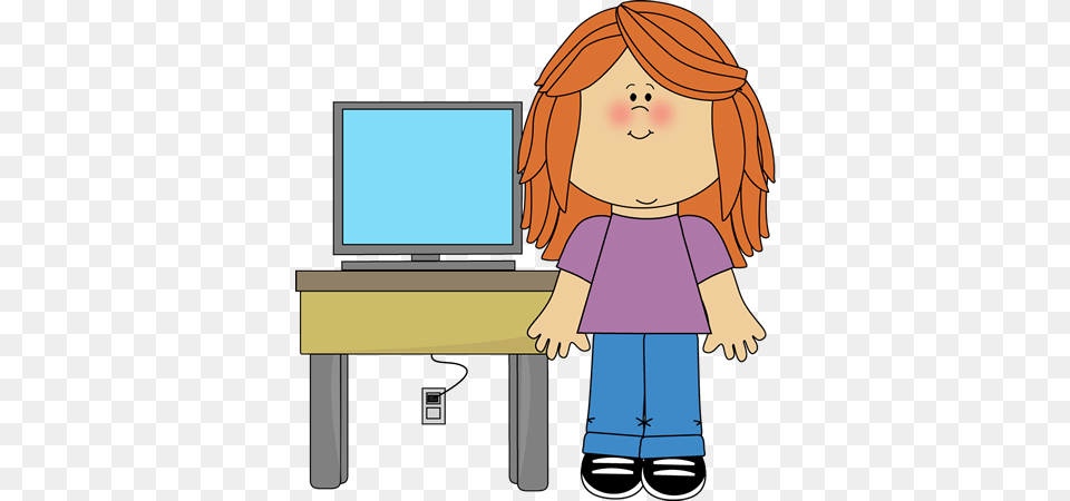 Computer Clipart For Kid Classroom Computer Clipart, Pc, Electronics, Baby, Person Png