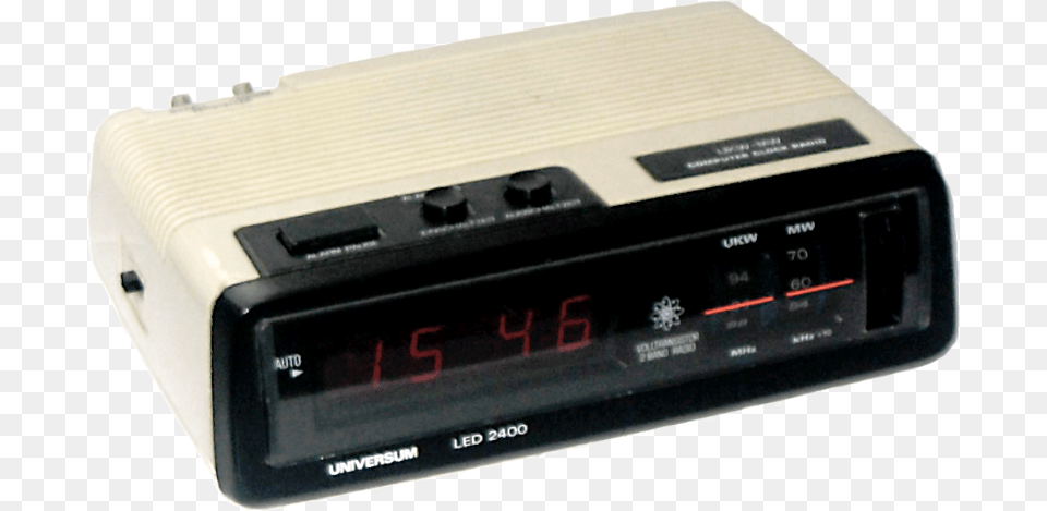 Computer Clock Radio Radio Receiver, Alarm Clock, Digital Clock, Car, Electronics Free Png
