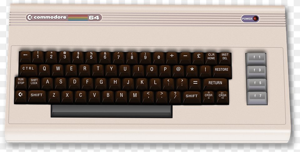 Computer Commodore 64 C64 Personal Computer Pc Commodore 64 Vector, Computer Hardware, Computer Keyboard, Electronics, Hardware Png