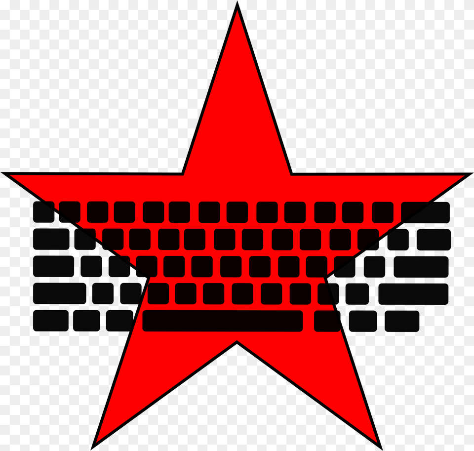 Computer Communist Red Star Keyboard, Symbol, Star Symbol Png Image