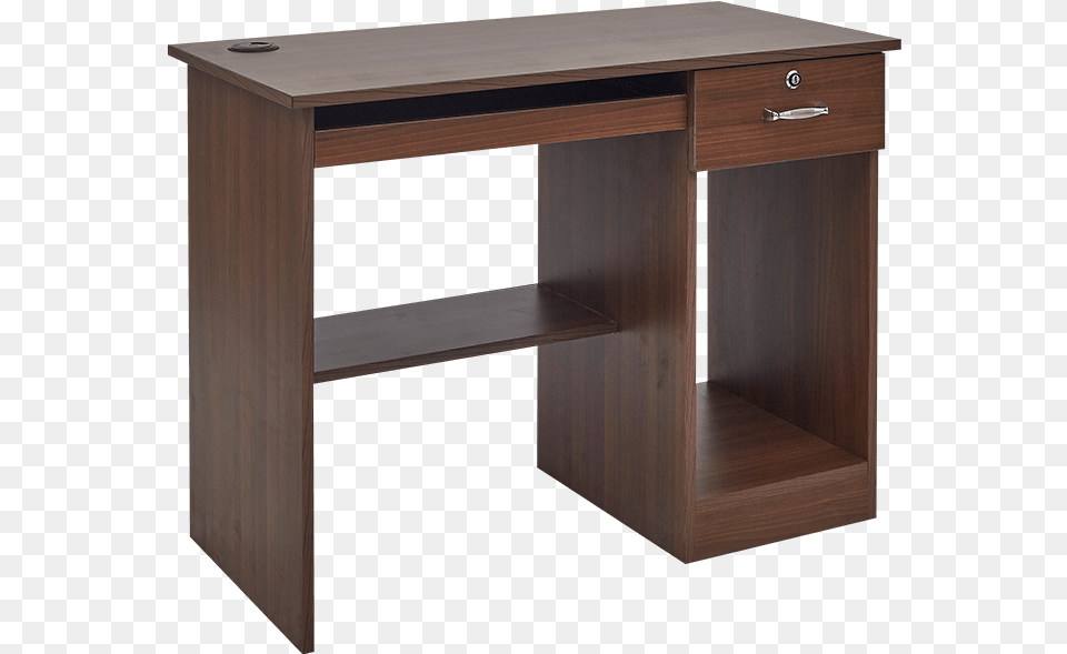 Computer Desk, Furniture, Table, Wood, Electronics Png Image