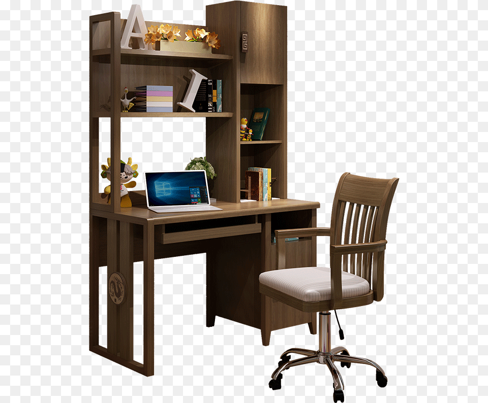 Computer Desk Computer Desk, Table, Furniture, Electronics, Chair Png Image