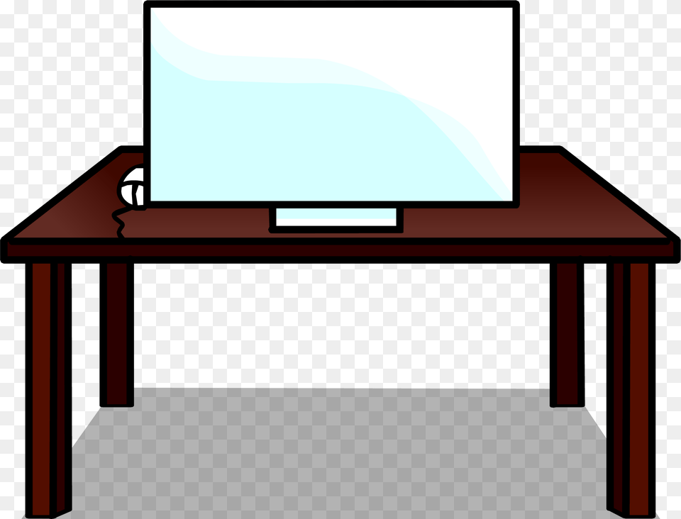 Computer Desk Sprite 007 Computer Desk, Electronics, Furniture, Table, Computer Hardware Free Png Download