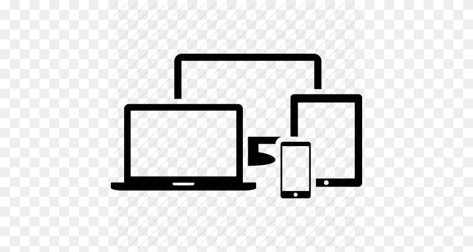 Computer Desktop Device Ipad Laptop Mobile Phone Icon, Computer Hardware, Electronics, Hardware, Monitor Png Image