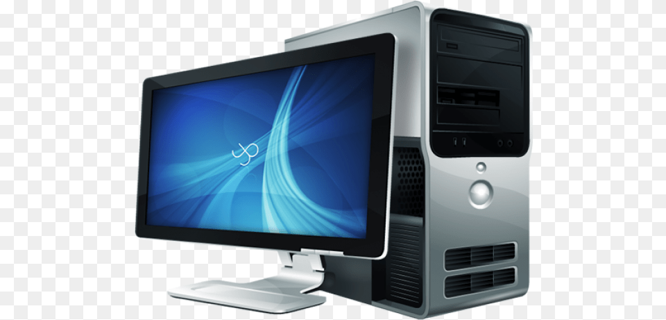 Computer Desktop Pc, Electronics, Computer Hardware, Hardware, Monitor Png Image