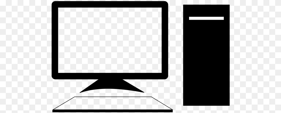 Computer Desktop Pc Desktop Computer Monitor Imagen Computadora Animada Dibujo Free Transparent Png