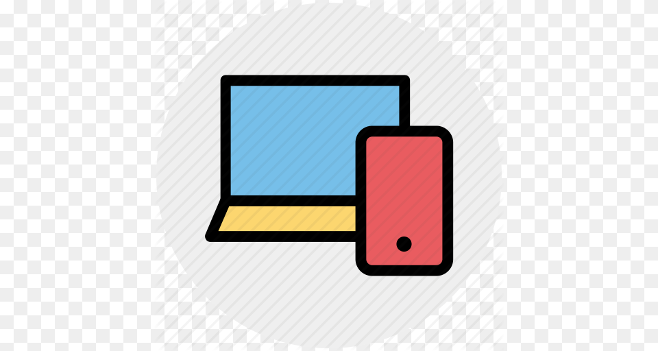 Computer Display Laptop Laptop And Mobile Mobile Screen Icon, Electronics, Pc, Blackboard Free Png