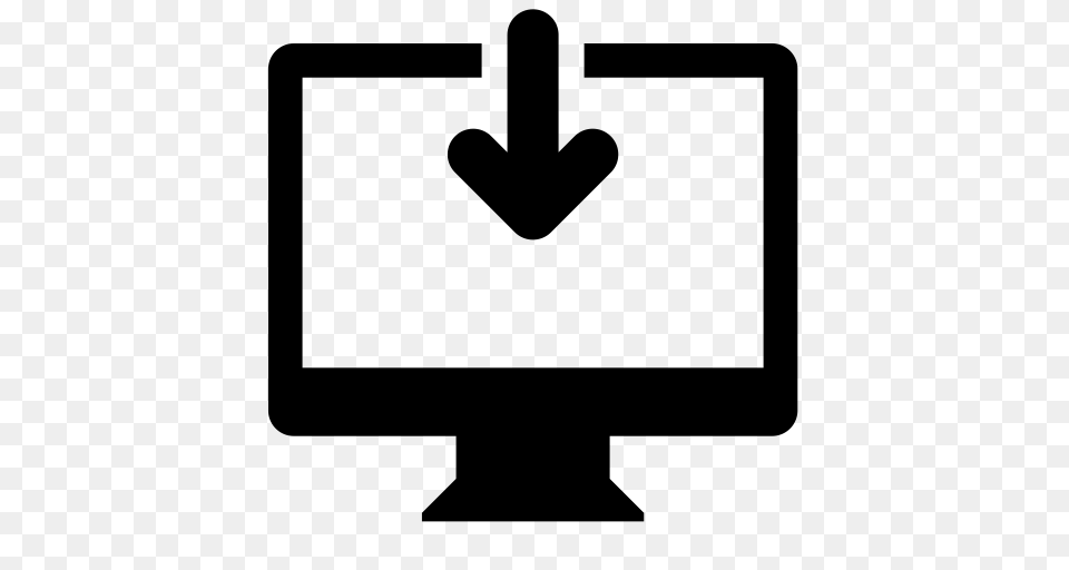 Computer Download Download Repair Icon And Vector For Gray Free Png