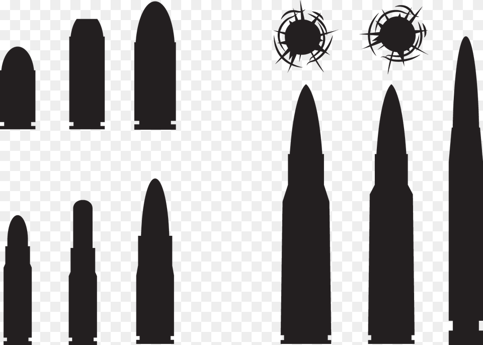 Computer File Black Bullets Bullet Vector, Cutlery, Arch, Architecture, Weapon Free Png Download