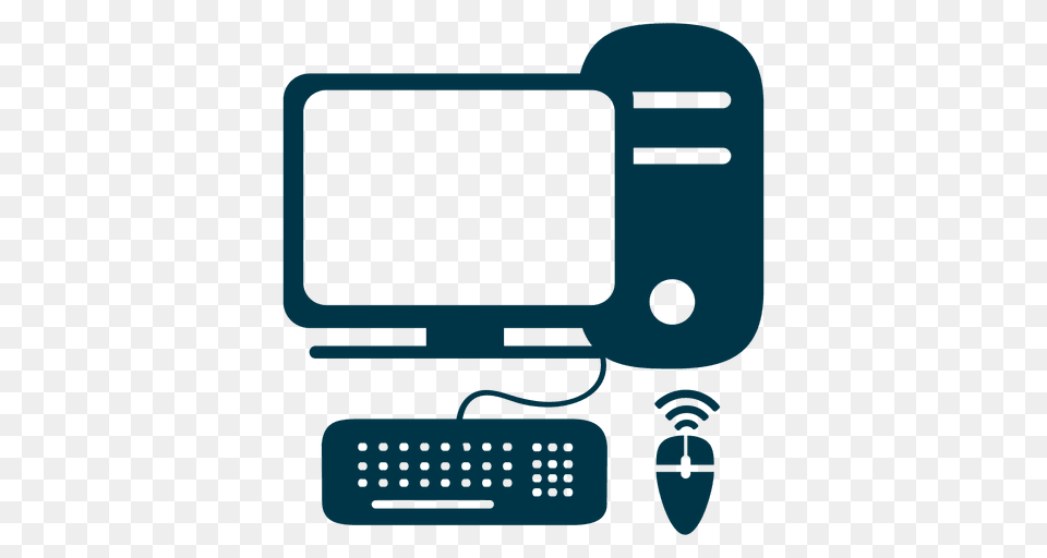 Computer Flat Icon, Pc, Hardware, Electronics, Computer Keyboard Free Transparent Png